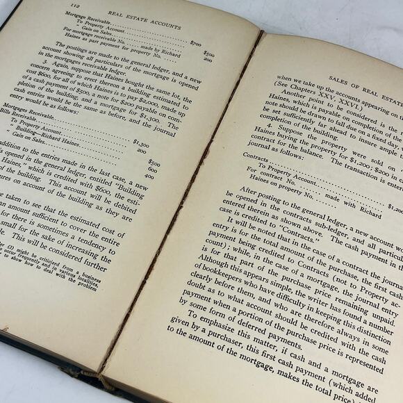 1921 Real Estate Business Accounts Walter Mucklow 2nd Printing NY Ronald Press - Picture 3 of 9